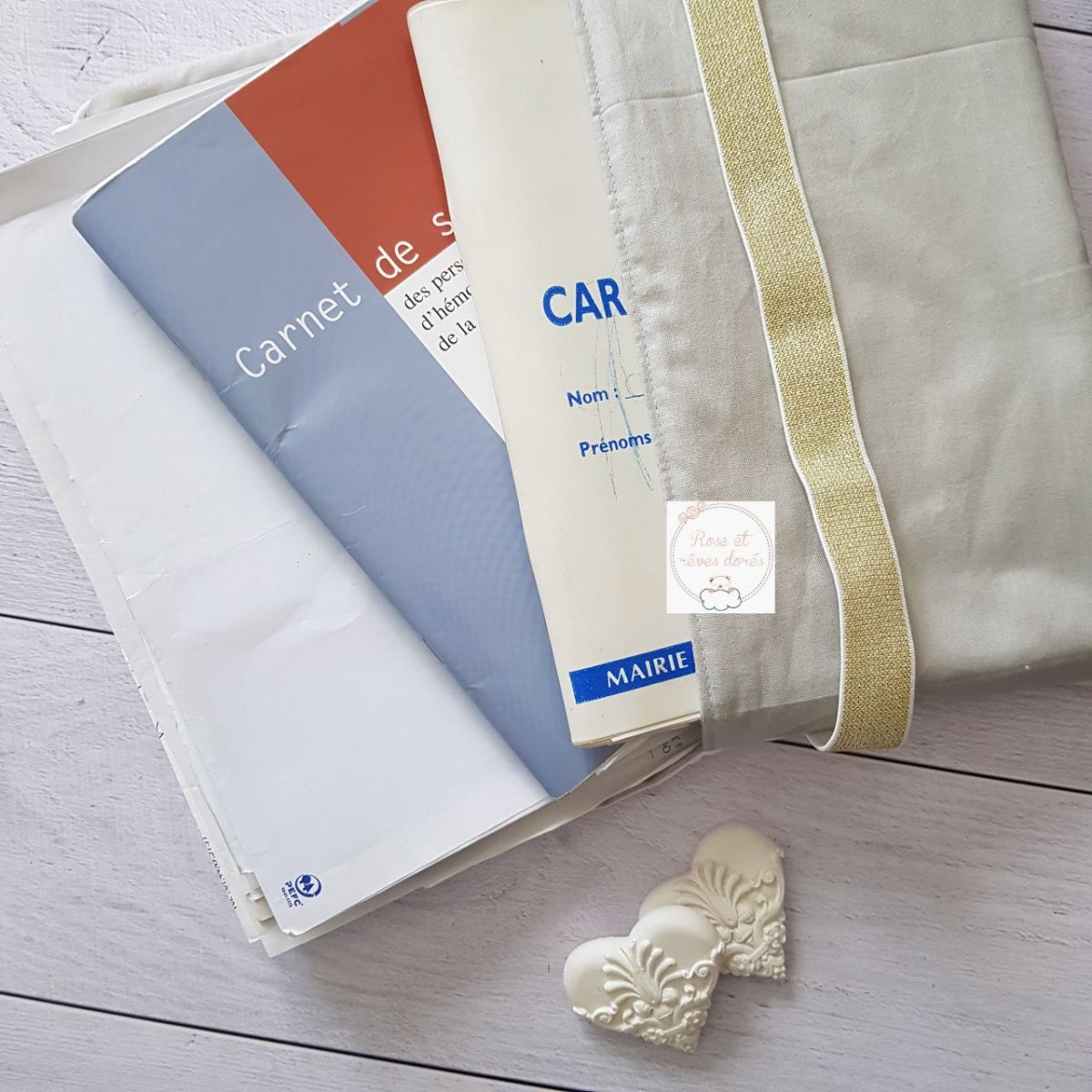 Pochette Protège carnet de santé Macaron – Image 5